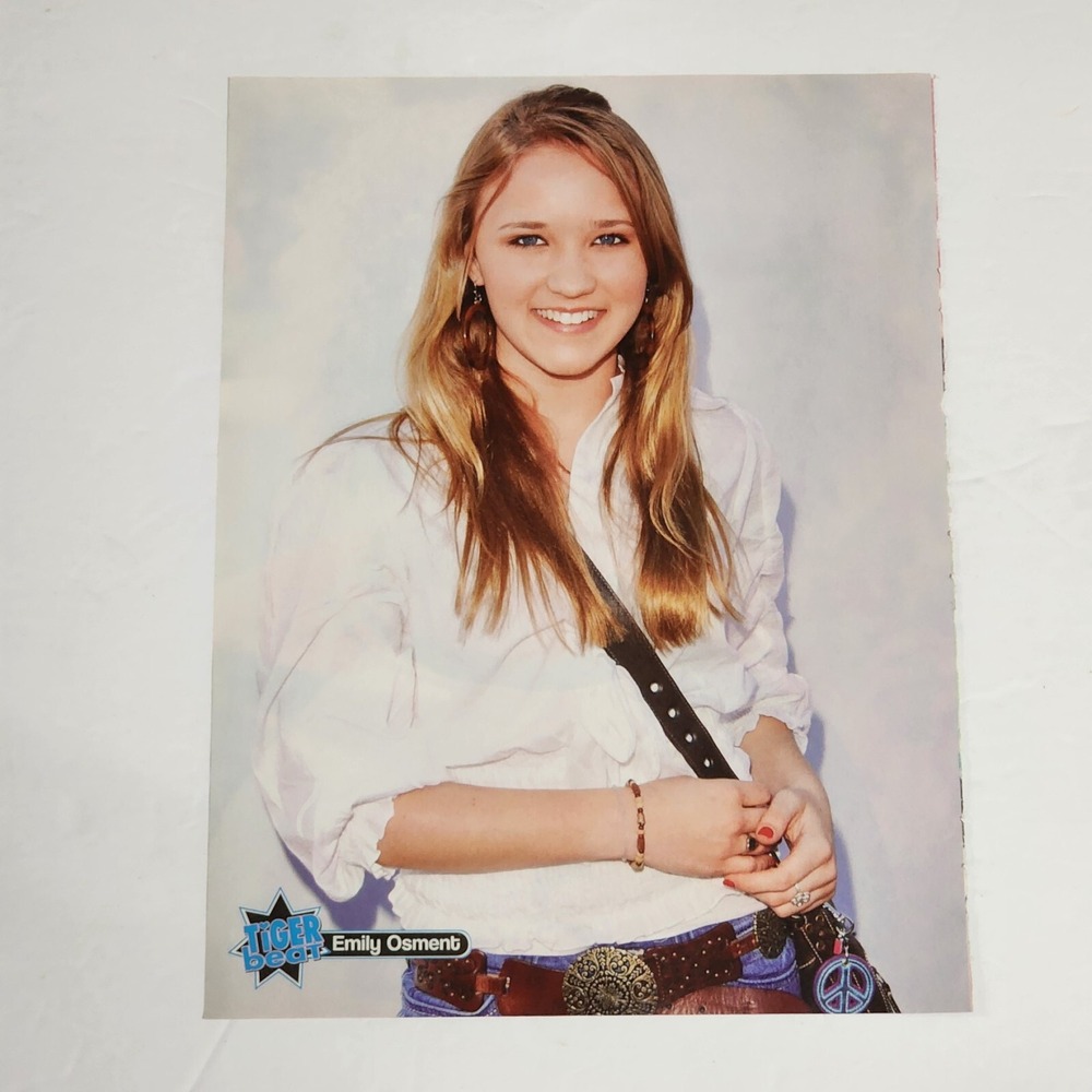 Emily Osment Corbin Bleu Double-Sided Pin-Up Poster Clipping 8x10.5 Tiger Beat